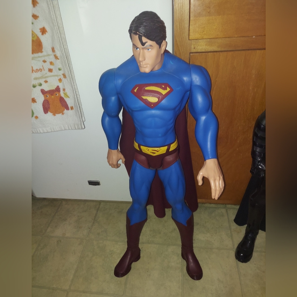 BIG 2006 Mattel 30 inches tall Superman Returns Action Figure DC Comics Toy